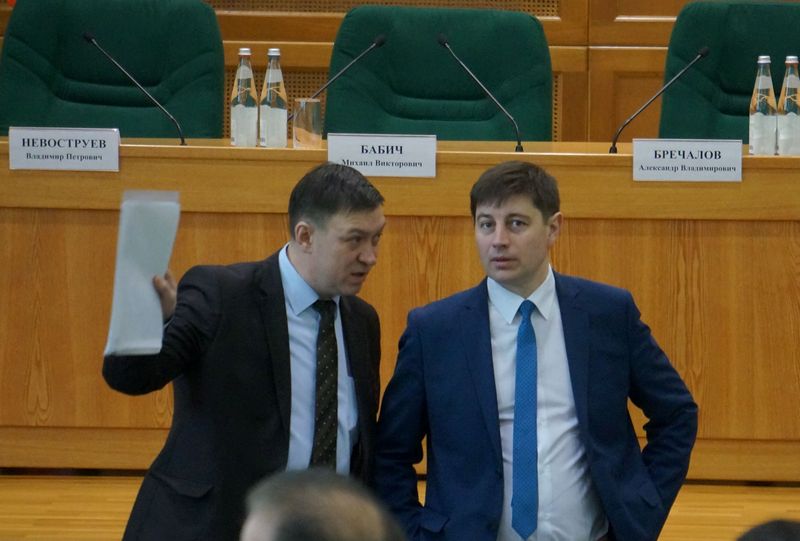 Сергей Бурнышев (слева). Фото: «ДЕНЬ.org» 
